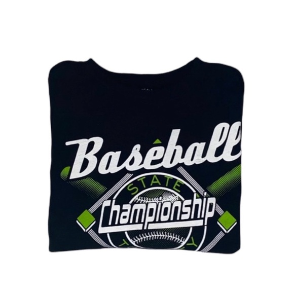 Set of 3 Gap Crewneck Graphic Print Long Sleeve Tees Size Medium - Picture 6 of 9